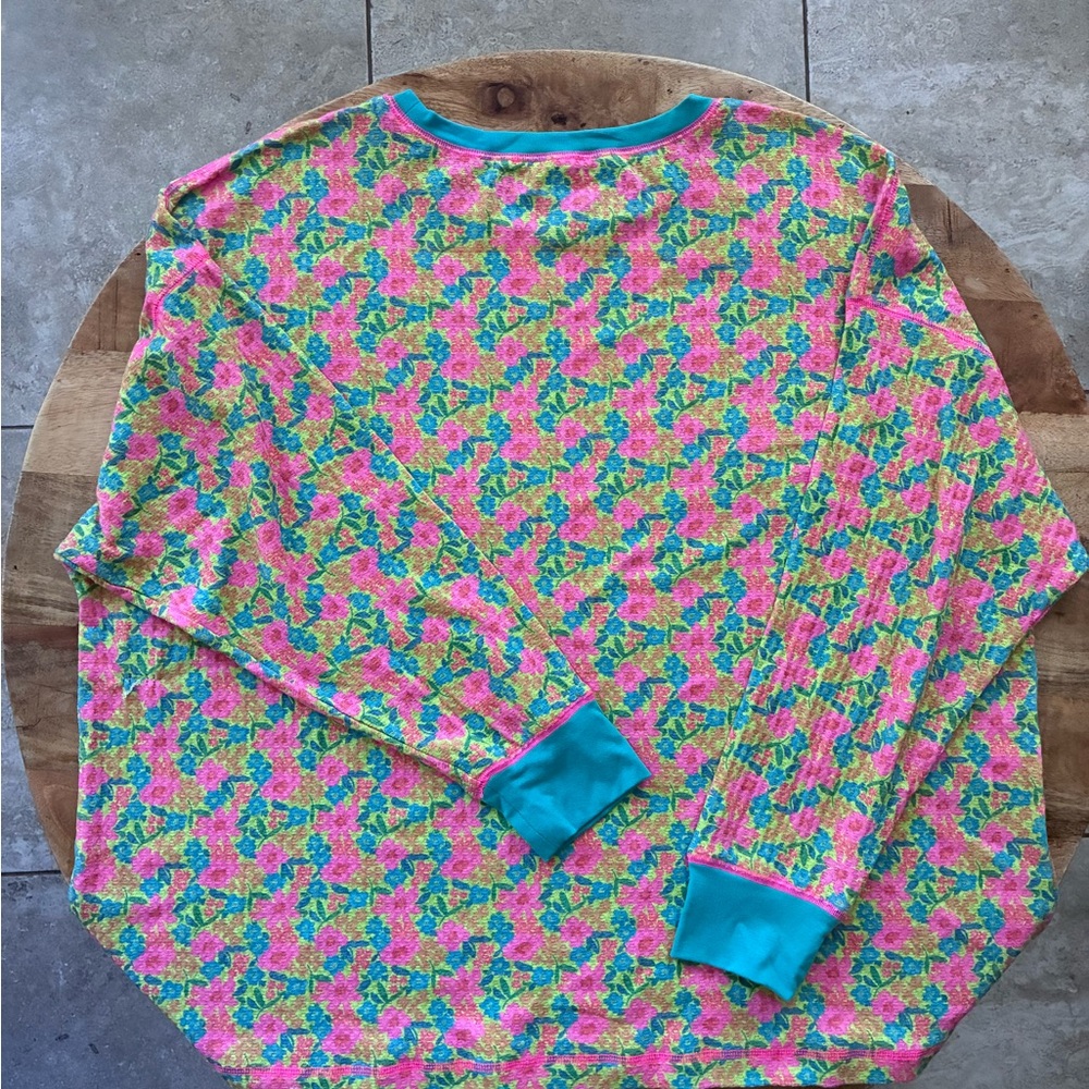 Natural Life Waffle Pajama Top - Picture 3 of 5